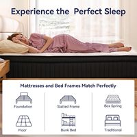 Fabrik Direkt preis Ortho pä dische Königin König Full Size High Density Schaum Gel Memory Foam Hybrid Kühl matratze Rolle in Box