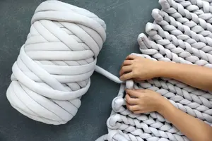 Braço gigante super macio, tricô de algodão, tubo robusto