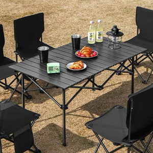 Conjunto <span class=keywords><strong>de</strong></span> <span class=keywords><strong>Mesa</strong></span> y Sillas Plegables para Campamento y Aventuras al Aire Libre - Product Image 3