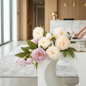 Peonías <span class=keywords><strong>de</strong></span> Seda Realistas al por Mayor, 75cm, 3 Cabezas, Flores Artificiales Artesanales para Ramos <span class=keywords><strong>de</strong></span> Boda <span class=keywords><strong>de</strong></span> Lujo 2026, Decoración Floral para el Hogar - Product Image 2