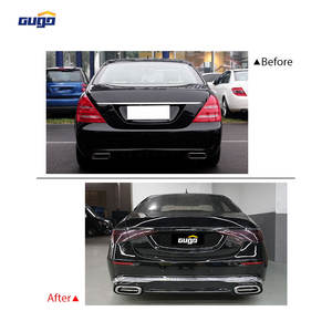 GUGO <span class=keywords><strong>Bodykit</strong></span> für Mercedes-Benz S W221 (2008-2013), Umrüstung auf W223 M Modell AMG Style, Front- und Heckstoßstange aus ABS, Heckdiffusor - Product Image 3