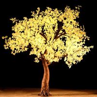 ANPU Großhandel Outdoor-Feiertagsbeleuchtung Motiv-Lichtdekoration 3m Warmweiß RGB LED Künstlicher Kirschblütenbaum IP65-zertifiziert