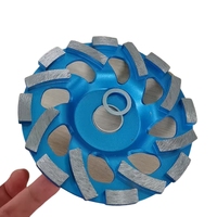 Disques de meulage diamantés PMS de haute qualité de 5 pouces pour outils à meuleuse, disques de meulage pour béton