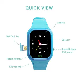 LT21 LT36 jam tangan pintar 4G anak-anak, jam tangan pintar kartu Sim GPS panggilan Video WIFI SOS kamera tahan air IP67 PK A36E Y95