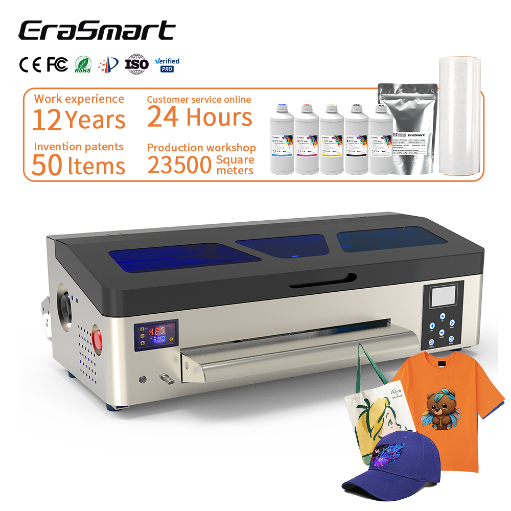 Стикер EraSmart DTF рулон струйный цифровой Большой принтер Печатный плоттер для небольших мини Procolor DTF принтер печатная машина A3