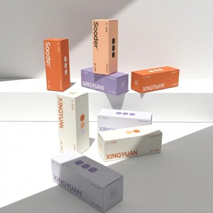 Boîte de nettoyant pour le visage, emballage en carton pliable personnalisé pour les soins de la peau, tube de nettoyant pour le visage, boîte en carton blanc - Product Image 2