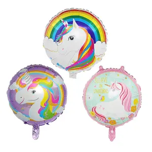 Balon hewan peliharaan berjalan Unicorn grosir balon hewan berjalan Helium untuk dekorasi pesta Unicorn