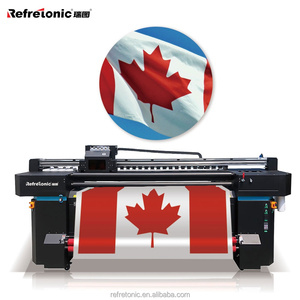 Refretonice Chất lượng cao <span class=keywords><strong>2m</strong></span> Chiều rộng thăng hoa lớn định dạng máy in trực tiếp trên cờ sợi nhỏ vải cờ in ấn Canada - Product Image 1