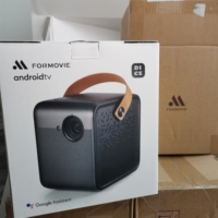 [Android TV Global] Proyector Inteligente Portátil Mini para Cine en Casa, Dice 1080p DLP LED, 700 ANSI Lúmenes, con Batería