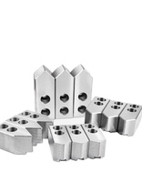Mandrin hydraulique à 3 mors pour tour, mors souples HC06 08 10 12 15 24 32