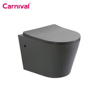 Articles sanitaires muraux multicolores WC Water Closet Bathroom Hidden Water Tank Hanging Inodoro Ceramic Wall Hung Toilet Bowl