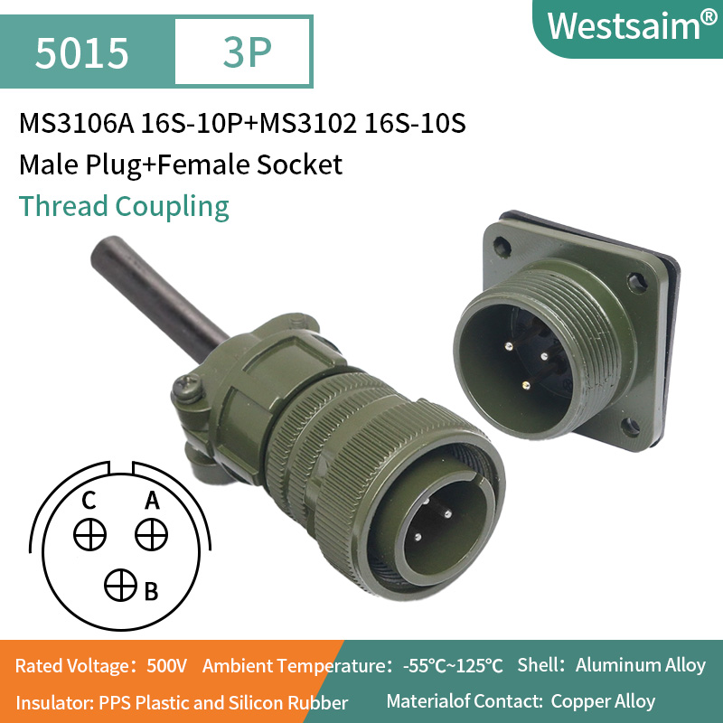 MS3106A 16S-10P+MS3102 16S-10S