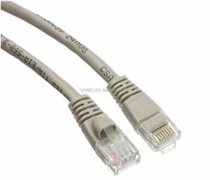 Free sample cat5e gray ethernet <b>patch</b> snagless/molded boot extension custom <b>cable</b> - Product Image 2