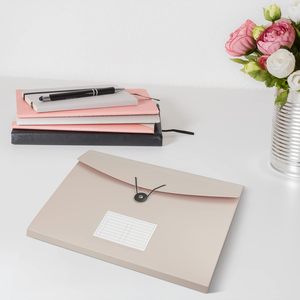 <span class=keywords><strong>Livret</strong></span> <span class=keywords><strong>d</strong></span>'information et stockage de papier de test 2-en-1 multifonctionnel A4 Boîte à documents de bureau PP Porte-fichiers pour la vente en gros - Product Image 4