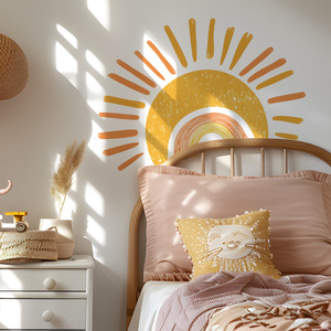 Décoration de chambre d'enfant pour bébé Boho Design Sun Wall Sticker Pvc Self Adhesive 3d Wall Paper <span class=keywords><strong>Stick</strong></span> - Product Image 3