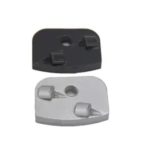 2x1/4 PCD Segments chaussures outils de meulage plaque de diamant béton ailes de meulage avec 2x1/4 PCD pour nouvelle rectifieuse