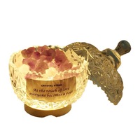 Diffuseur d'aromathérapie sans flamme haut de gamme pour la maison, ornement en pierre de cristal, huile essentielle, parfum longue durée, nouveau design