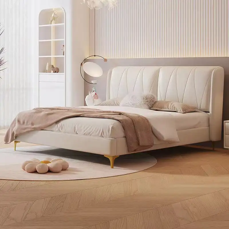 HJ HOME neueste Design Queen-Size-Bett Luxus Doppel rahmen Polsterung Kingsize-Bett moderne Schlafzimmer möbel Set