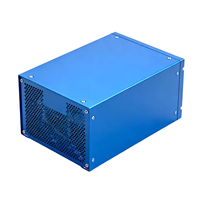 Support de montage en tôle d'aluminium anodisé sur mesure, pliage CNC, estampage, revêtement en poudre, matériel pour équipement énergétique nouvelle génération