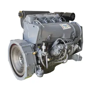 Moteur diesel refroidi par air de cylindre de F4L912 50hp 4 avec l'embrayage F4l912