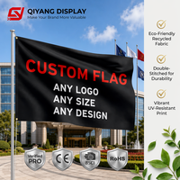 Drapeaux et Bannières Extérieurs Personnalisés 90x150cm (3x5 FT) en Tissu Premium Imprimé Numérique – Vente en Gros Usine