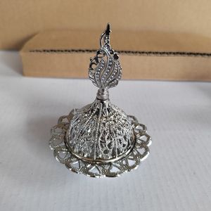 Altın Gümüş Çok Amaçlı Metal Tütsülükler Arap Dekorları Dini Kullanım İçin Orta Doğu Tütsü Yakıcı Mumluklar - Product Image 4