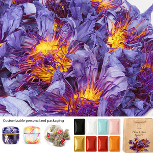 Té de Hojas Sueltas de Flor de Loto Azul Entera de Alta Calidad, Nymphaea Caerulea, de Jardín Propio, Herbal, Natural, Hoja Fumable - Product Image 4