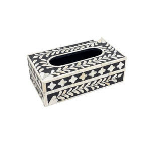 Boîte à mouchoirs en incrustation d'os décorative faite à la main de haute qualité avec motif floral pour une décoration intérieure élégante au prix de gros - Product Image 6