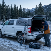 Auvent de camion en aluminium étanche à conception modulaire assemblée pour Dodge Ram Ford F150 Navara Toyota Tacoma 5ft/6ft Topper Camper Canopy