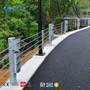 Cavo autostradale Guardrail filo fune barriera di sicurezza flessibile cavo Guardrail sistema di barriera - Product Image 3