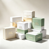 Boîte personnalisée en gros avec effet UV brillant et dorure à chaud pour emballage cadeau de produits haut de gamme