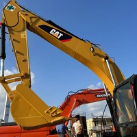 Excavatrice sur chenilles hydraulique Cat320D d'occasion du Japon pour Macao, modèle 2020, 21 tonnes, godet de 3 m, moteur de 110 kW, rapport fourni