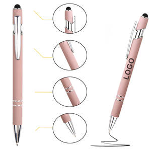 Bolígrafo de Metal Personalizado con Punta Táctil, Grabado Personalizado, Regalo Empresarial, Bolígrafo Ejecutivo Promocional con Logotipo Personalizado de Alta Calidad - Product Image 4