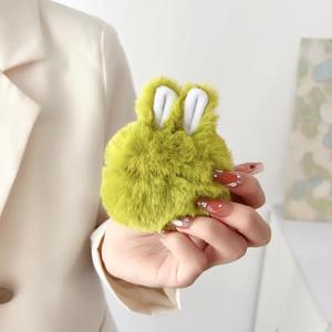 Nueva funda de auriculares de conejo de peluche <span class=keywords><strong>Applin</strong></span> a la moda para AirPods 1/2 Pro 2, funda protectora de felpa suave y esponjosa con carga inalámbrica - Product Image 5