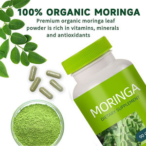 Commercio all'ingrosso della fabbrica <span class=keywords><strong>Moringa</strong></span> capsula rigida 90 Capsule antiossidante integratore alimentare per adulti - Product Image 2