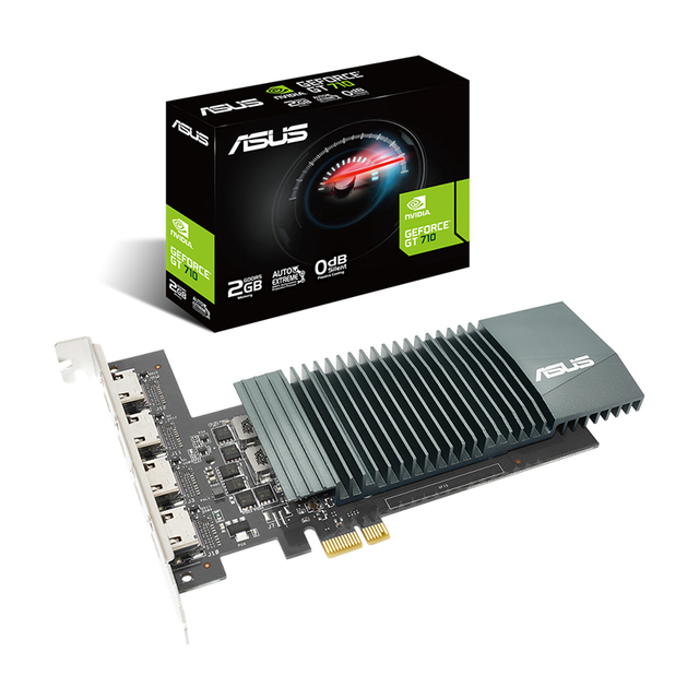 Stock GTX Graphics Card Gpu GT710 2GB 4GB 128bit GDDR5 Heatsink Cooling Video Card