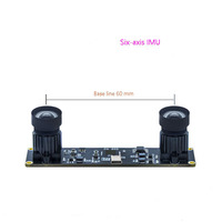 Module de caméra de collecte de données IMU VR, caméra 1,3MP à double objectif, obturateur global, USB2.0, 2560*960, 90fps, caméra stéréo 3D