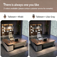 Ensemble de bureaux et chaises modernes pour ordinateur, mobilier de bureau commercial et professionnel, accessoires de direction