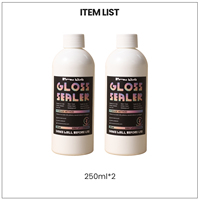 Boowan Nicole - Sellador Acrílico Brillante Impermeable, Revestimiento Líquido para Adornos de Yeso, No Tóxico, de Secado Rápido, Barniz Protector