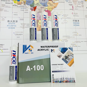 Mastic acrylique silicone blanc tout usage 300 ml pour joints muraux et plinthes – Prix usine - Product Image 6