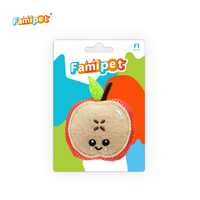 Jouet en peluche pour chat Famipet, fabrication sur mesure, gamme de fruits, poire, banane, pomme, doux, rembourré, avec herbe à chat