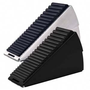 Heavy Duty Spring-Loaded <b>Door</b> Stopper - Adjustable <b>Door</b> <b>Stop</b> Wedge for Bottom of <b>Door</b>, <b>Tall</b> Draft Blocker for Home/Office - Product Image 1