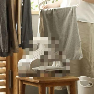 Clothing Organizer Foldable Plastic Single Tier Standing Type Wardrobe Use 33x15x85cm Rectangle Shape - Product Image 1