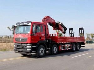 Camion grue pliable HOWO de marque chinoise, 10 à 40 tonnes, 8x4, avec flèche articulée <span class=keywords><strong>hydraulique</strong></span> <span class=keywords><strong>et</strong></span> télécommande - Product Image 3
