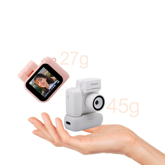 Y4000 Kids Small Pocket Camera 1080P 2MP Mini Digital Camera Keychain Support 512G 1.44'' for Kids Children