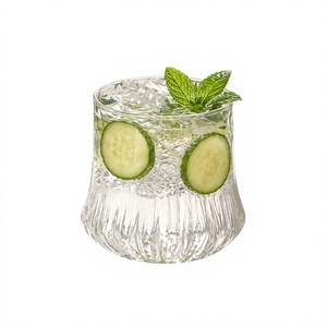 Vaso de Vidrio de Borosilicato Hecho a Mano con Logotipo Personalizado, 300 ml, para Whisky/Agua/Zumo, para Regalos Corporativos y Kits de Bienvenida Promocionales - Product Image 2