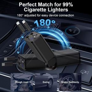 Cargador de coche de 30W con USB Tipo C PD de carga rápida y doble puerto para teléfonos iPhone y Huawei - Product Image 4