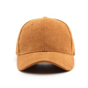 Gorra de Béisbol Unisex de Algodón Personalizable con su Logotipo, Gorra de 6 Paneles Lisa, Gorra de Pana Estilo Dad Hat - Product Image 3