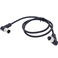 Conector Circular Automotriz de 5 Pines, Macho M12, Acero Inoxidable, Impermeable IP67, con Conector USB