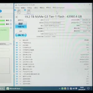 01YK817 19.2TB NVMe SSD 01YM501YS1DBG03A0CJ ฮาร์ดดิสก์ภายในสำหรับเดสก์ท็อป มือสองปรับสภาพใหม่ ความจุสูง 19.2TB NVMe SSD - Product Image 4